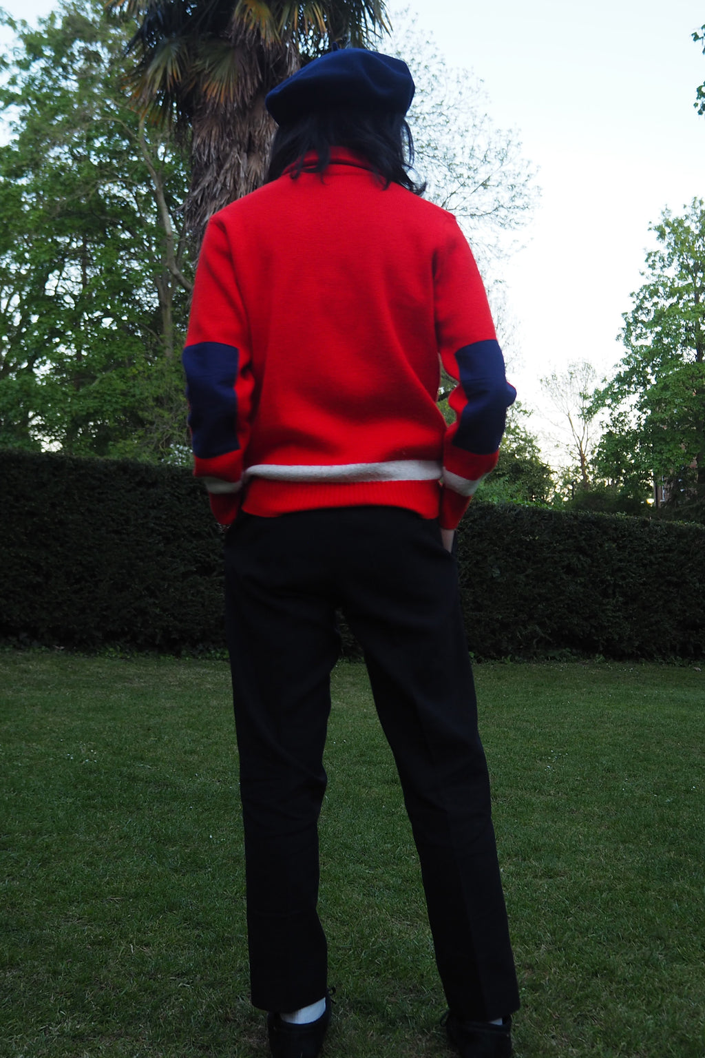 70's FOLCO Italian Sports Knit Red