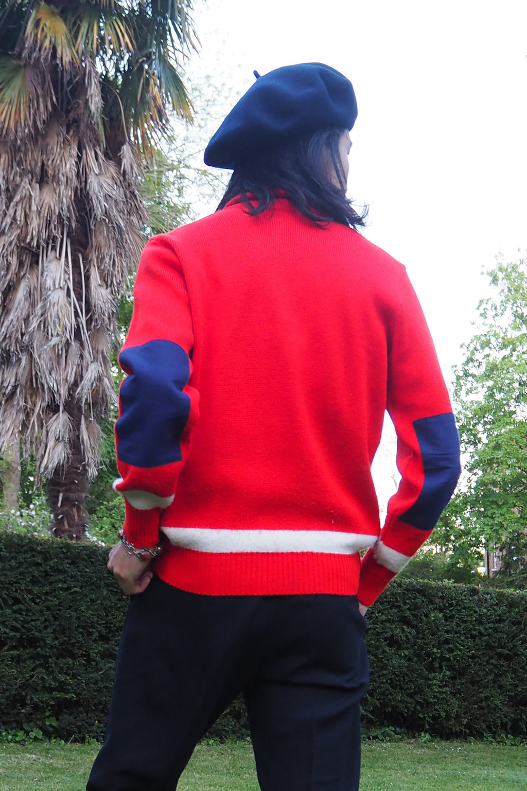 70's FOLCO Italian Sports Knit Red