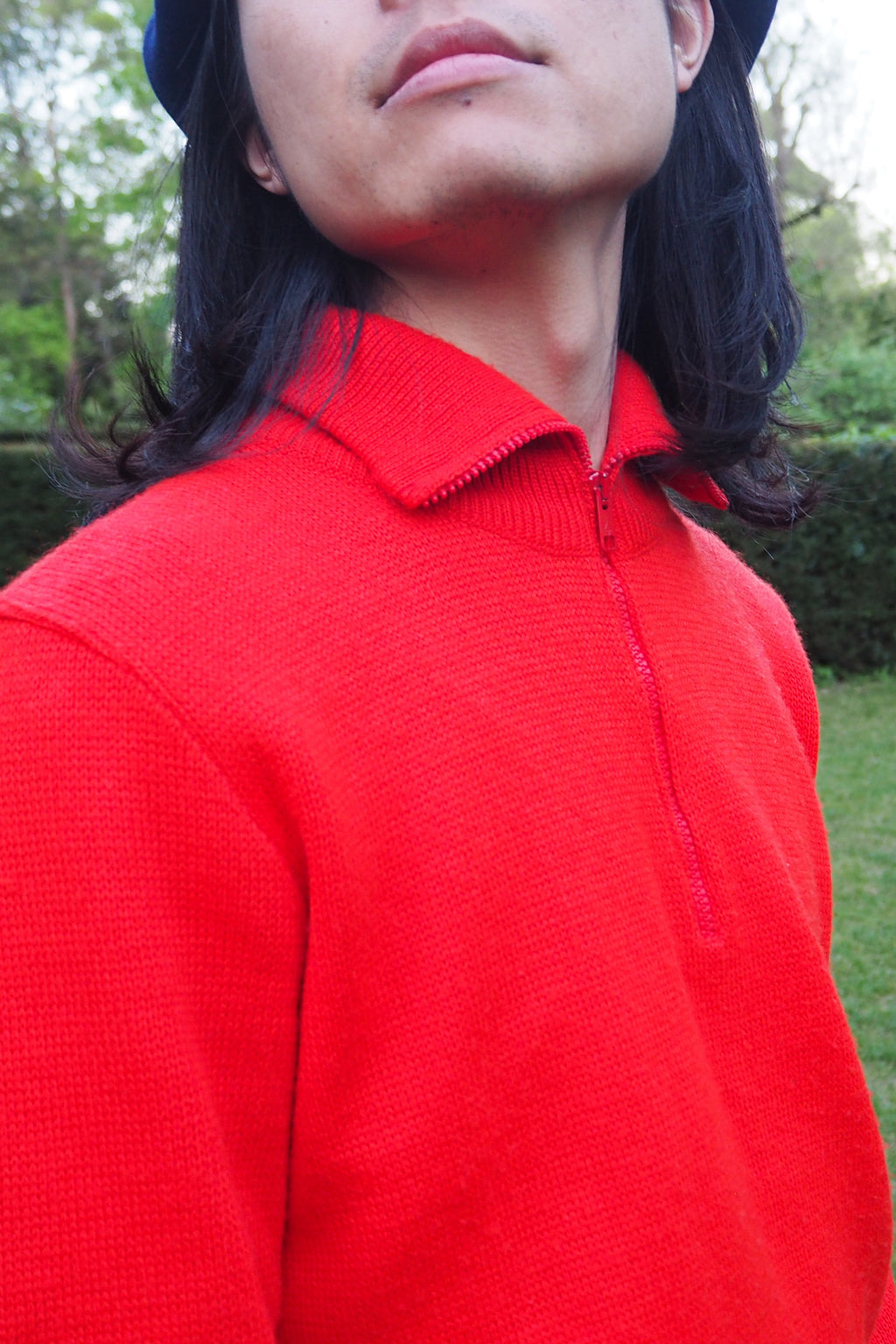 70's FOLCO Italian Sports Knit Red