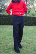 60's British Military Wool Pants Navy