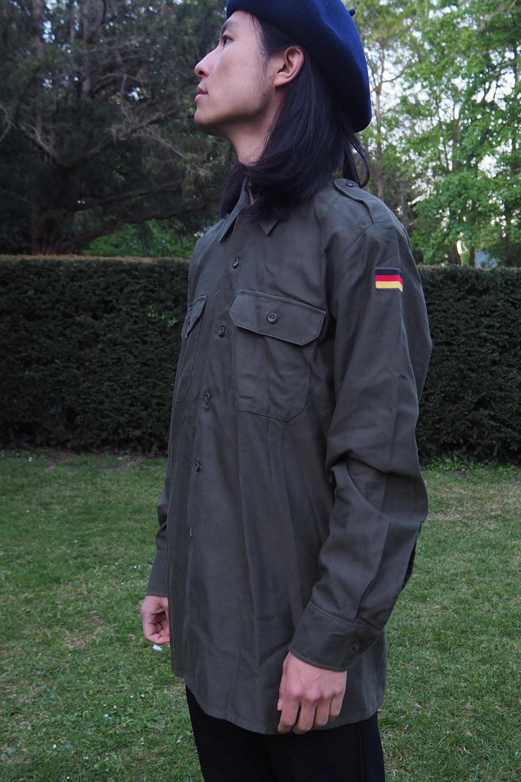 1989 West German Military Shirt Khaki