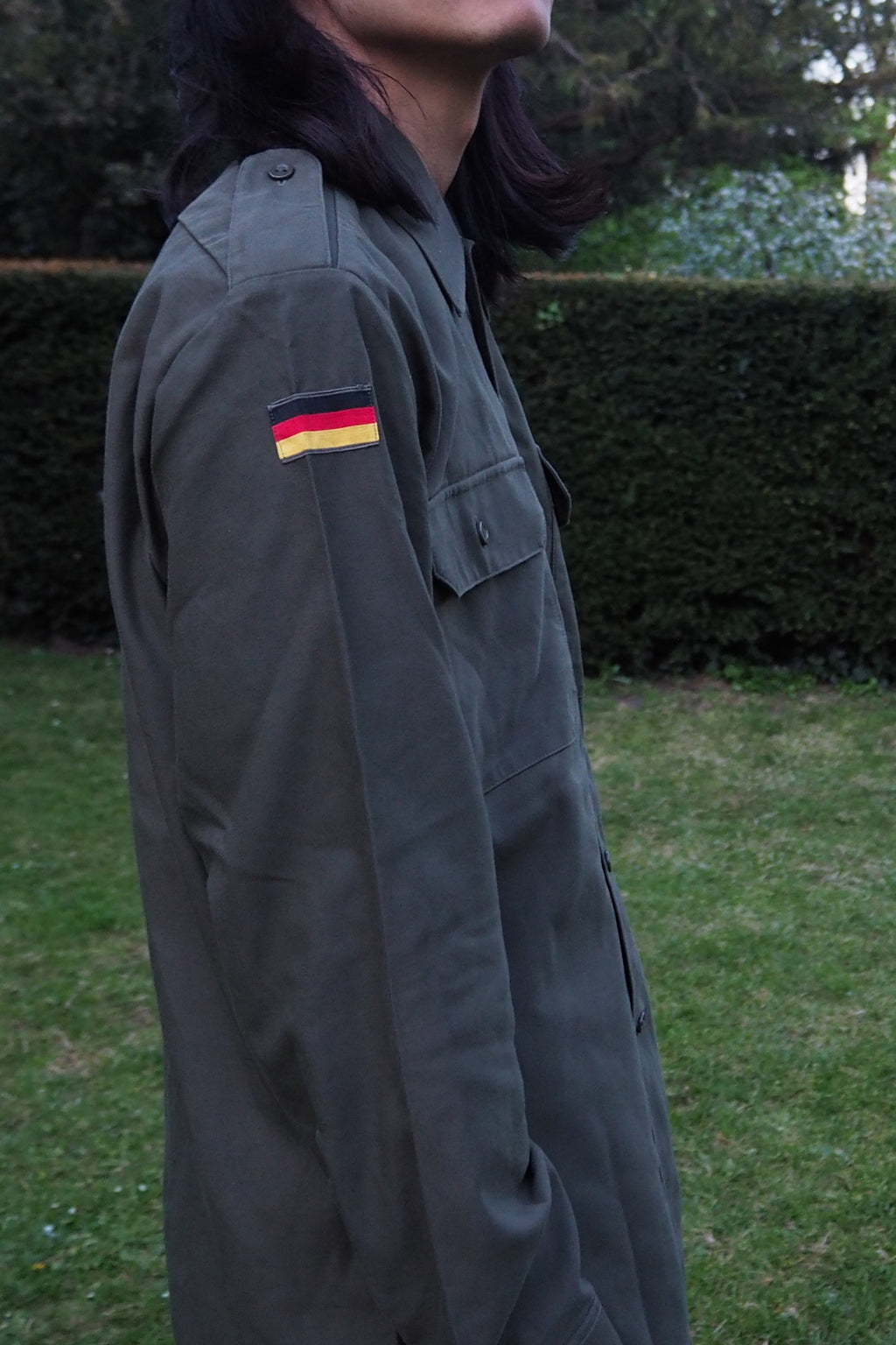 1989 West German Military Shirt Khaki