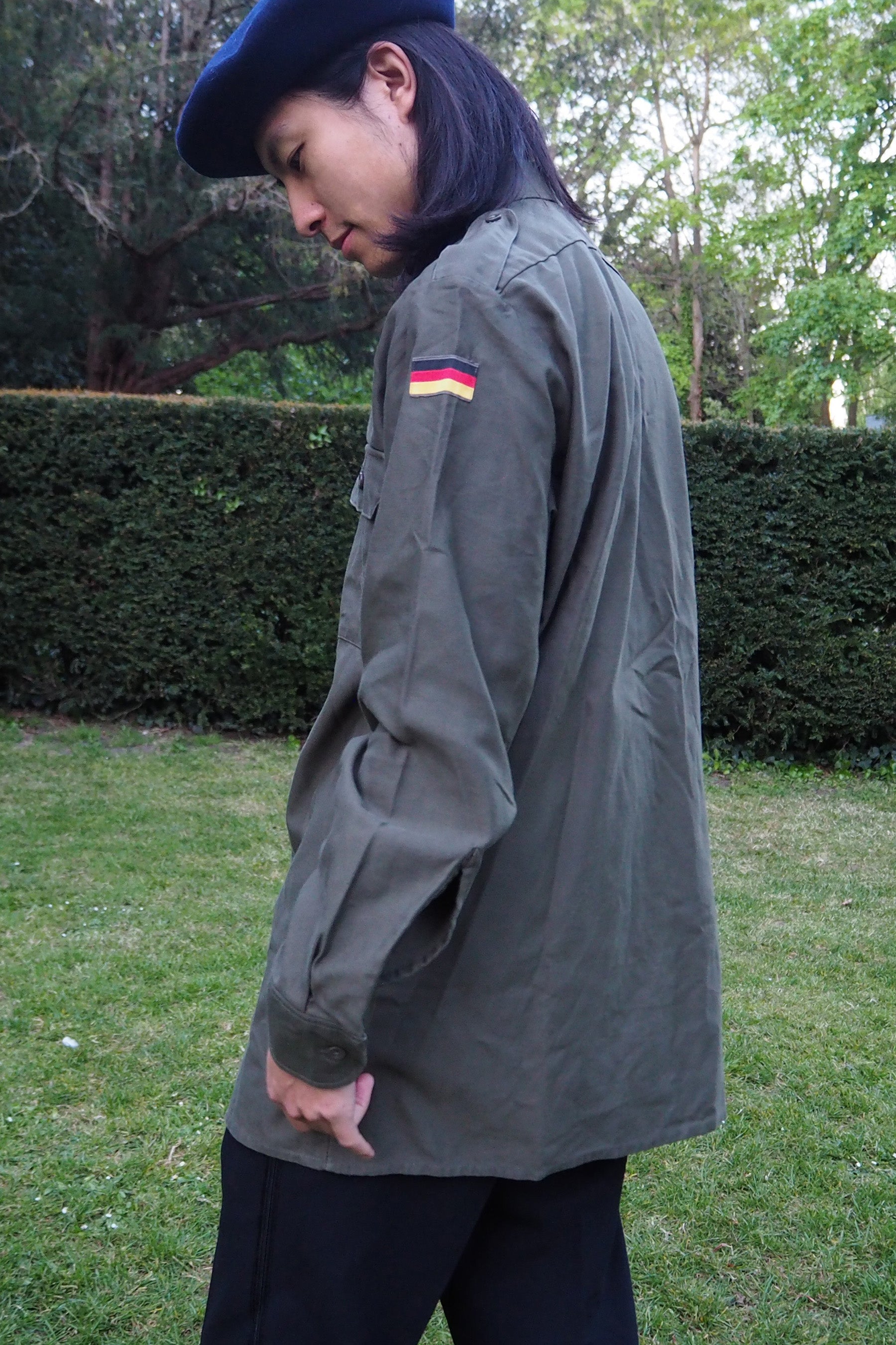 1989 West German Military Shirt Khaki