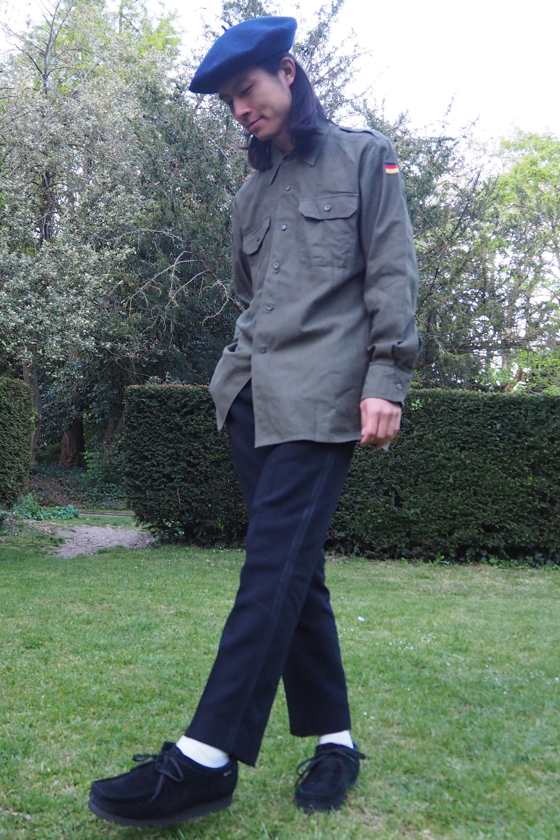 1989 West German Military Shirt Khaki