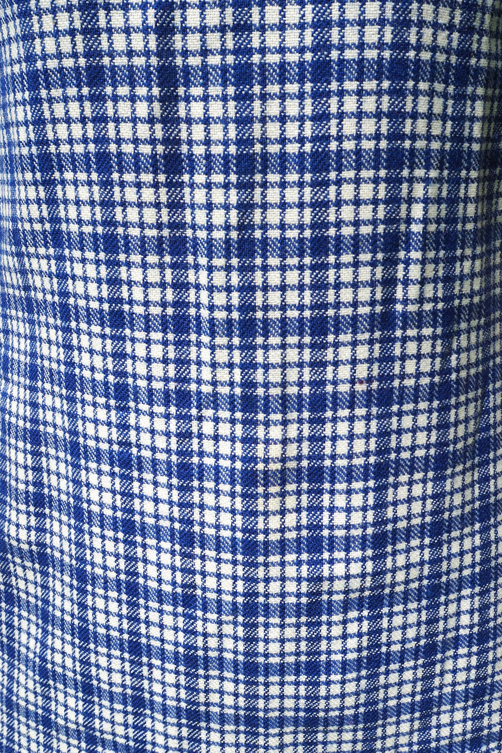 60's Richard Stump Nottingham Checked Mini Dress Blue