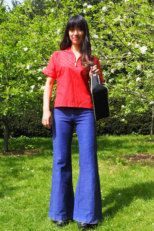Vintage Coopers Tops Red
