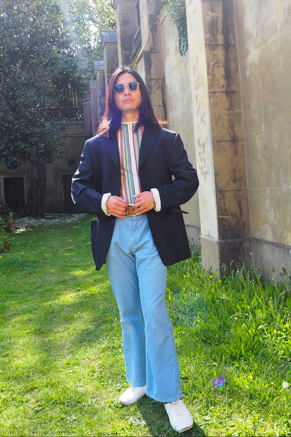 Prada Men's Jacket Italy Vintage | Oversized Tailored Wool Blazer