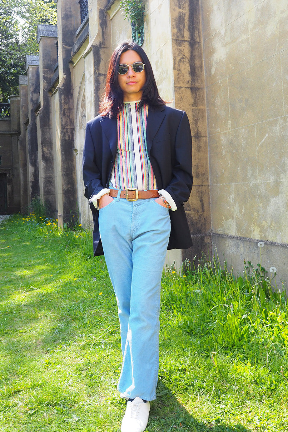 Prada Men's Jacket Italy Vintage | Oversized Tailored Wool Blazer