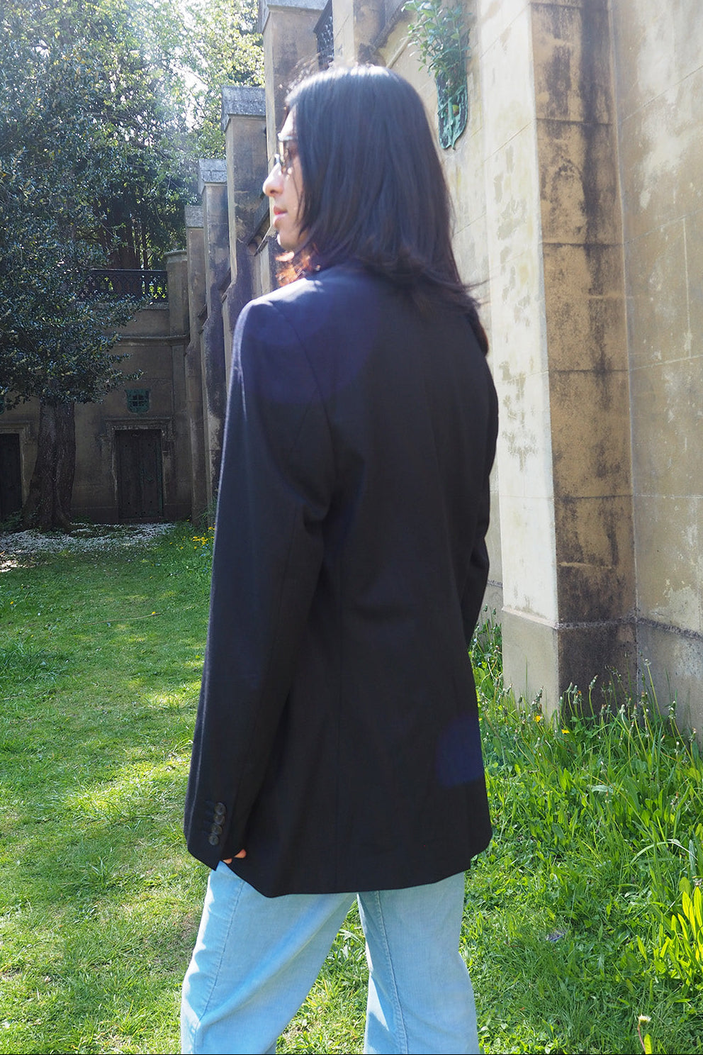 Prada Men's Jacket Italy Vintage | Oversized Tailored Wool Blazer