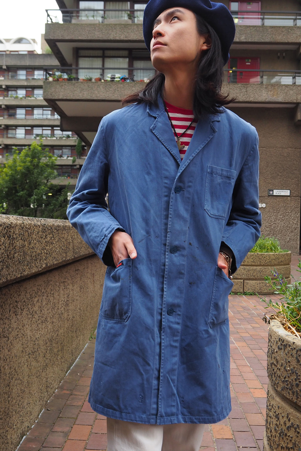 Vintage SPILAG Work Jacket Blue/Navy