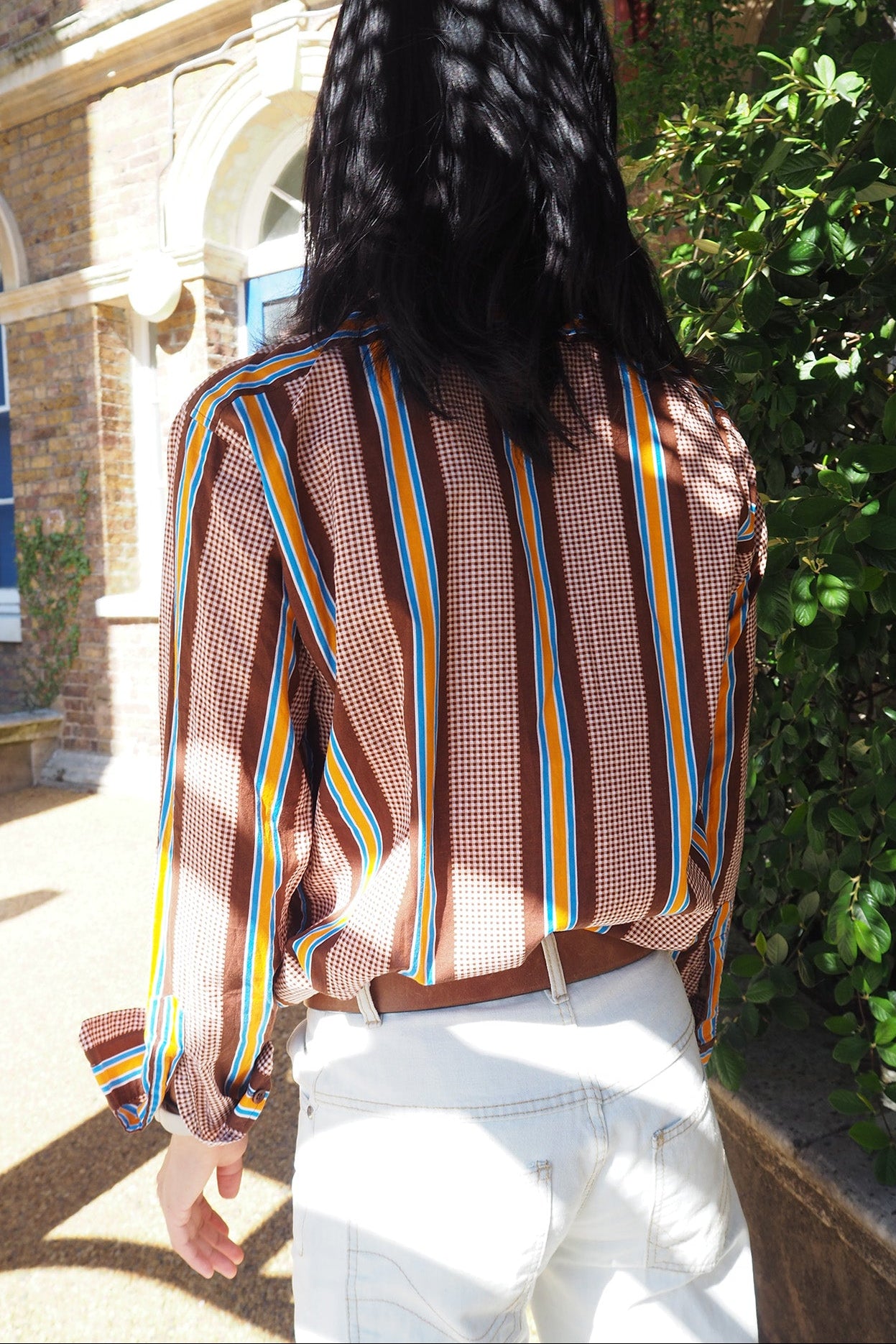 60's Men's Shirt Van Heusen London Vintage | Check Stripe Dress Sport Shirt