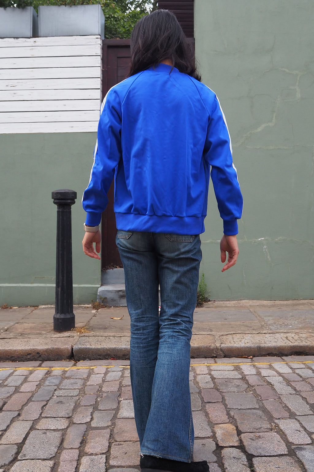 70's French Air Force Jersey Jacket Blue