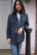 60's Swedish Naval Dress Jacket Navy Gray