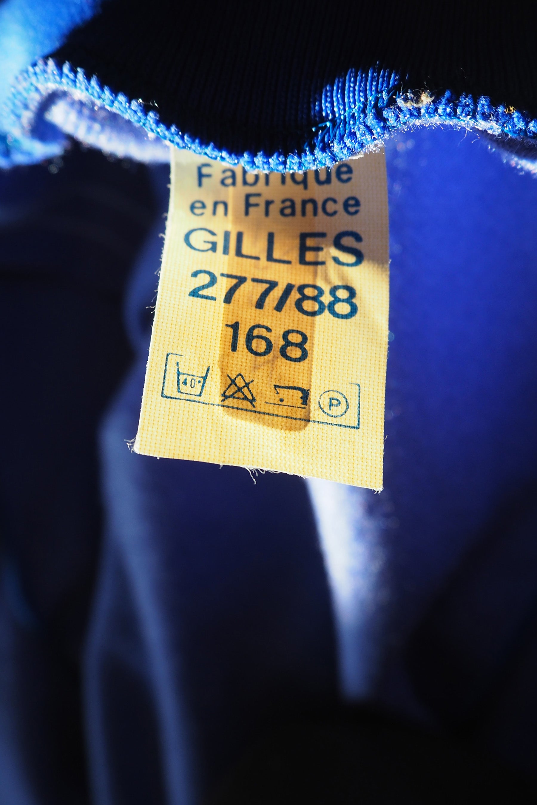 70's French Air Force Jersey Jacket Blue