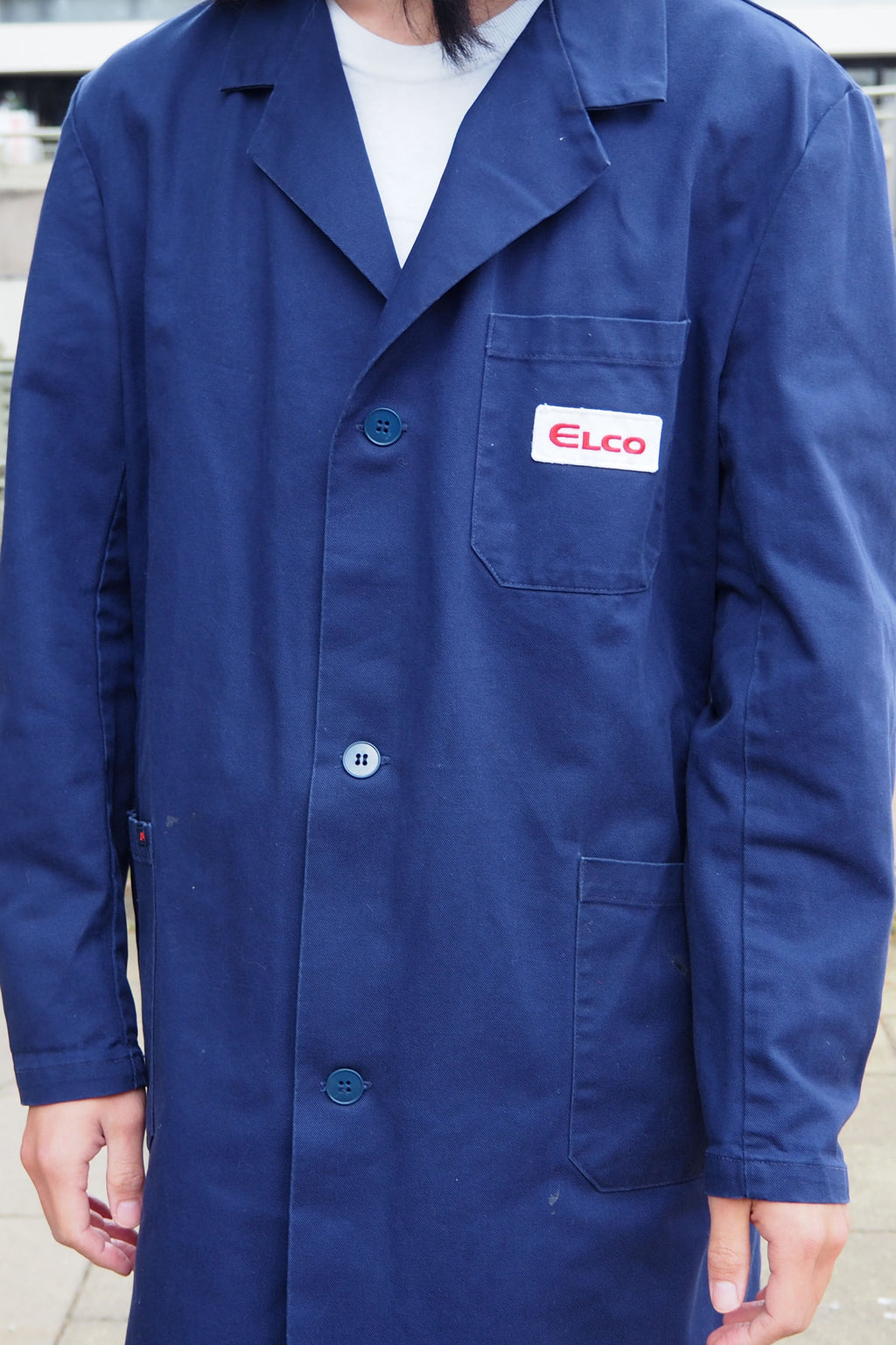 Vintage SPILAG Long Work Jacket Blue/Navy