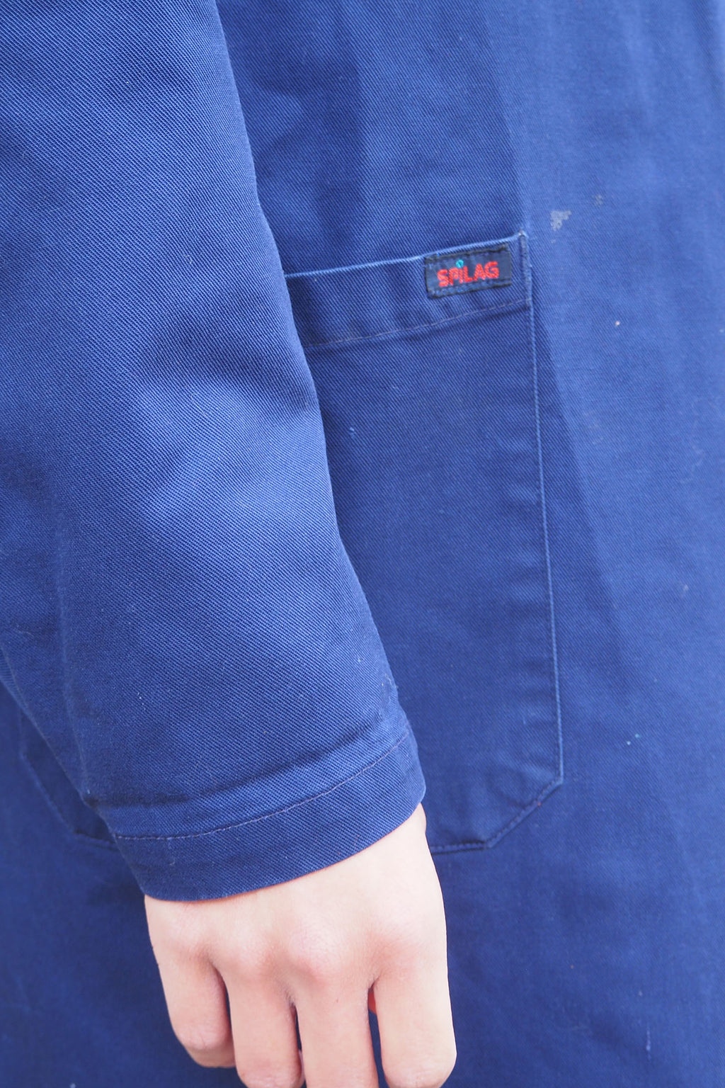 Vintage SPILAG Long Work Jacket Blue/Navy