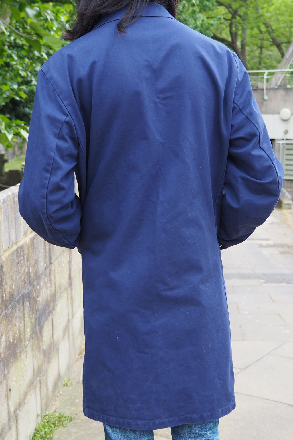 Vintage SPILAG Long Work Jacket Blue/Navy