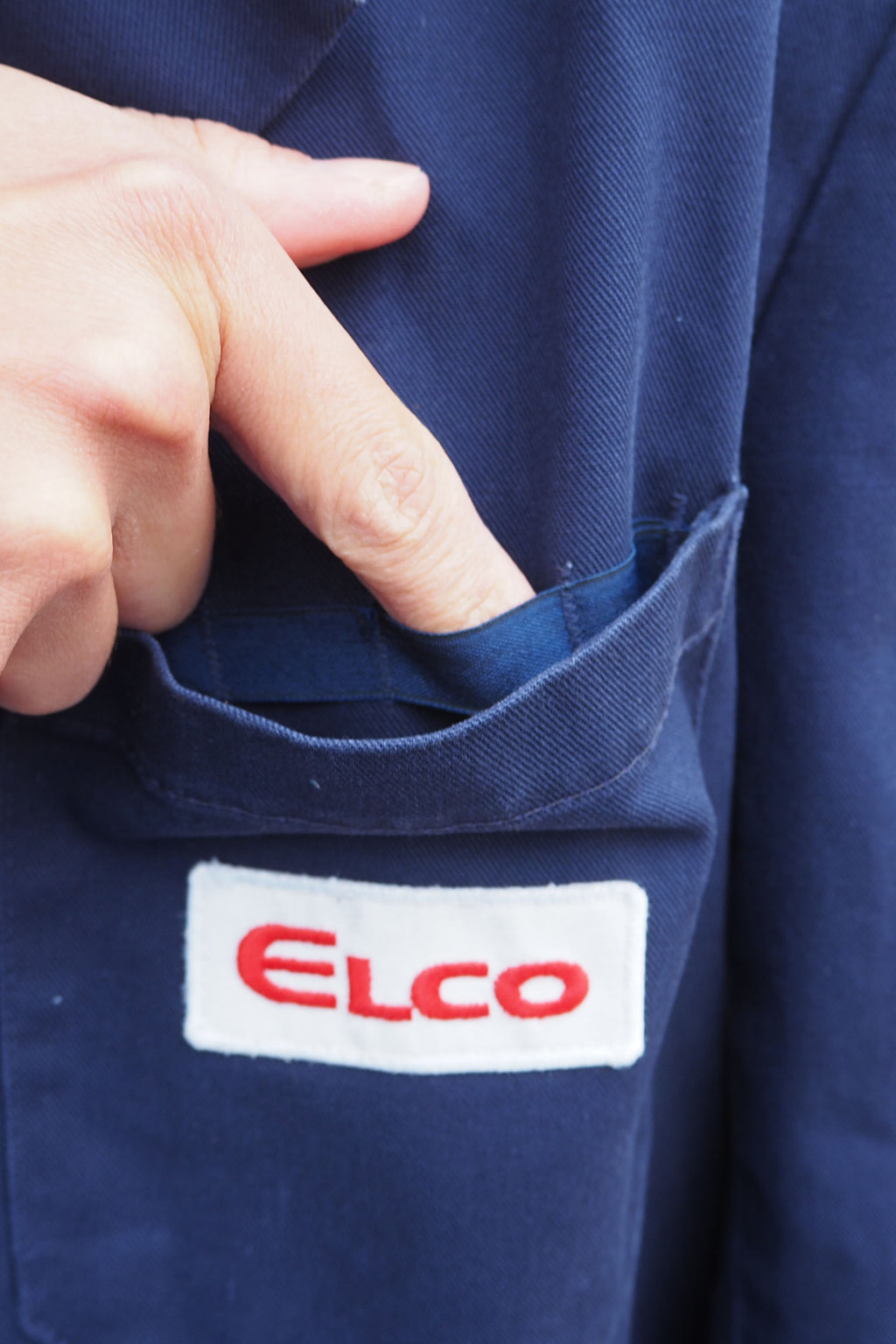Vintage SPILAG Long Work Jacket Blue/Navy
