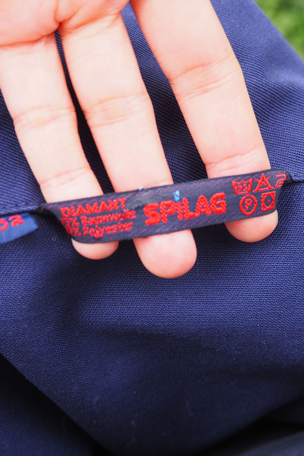Vintage SPILAG Long Work Jacket Blue/Navy