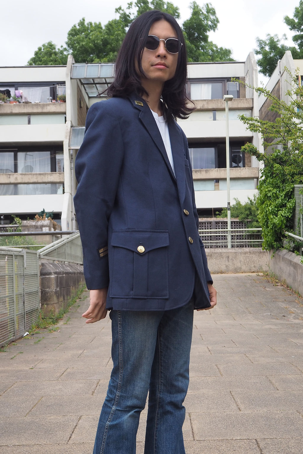 Vintage British Rail Supervisor Jacket Navy