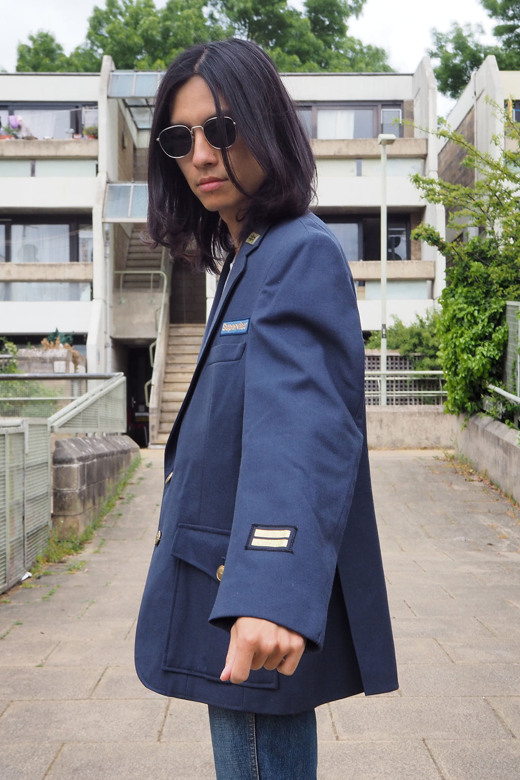 Vintage British Rail Supervisor Jacket Navy