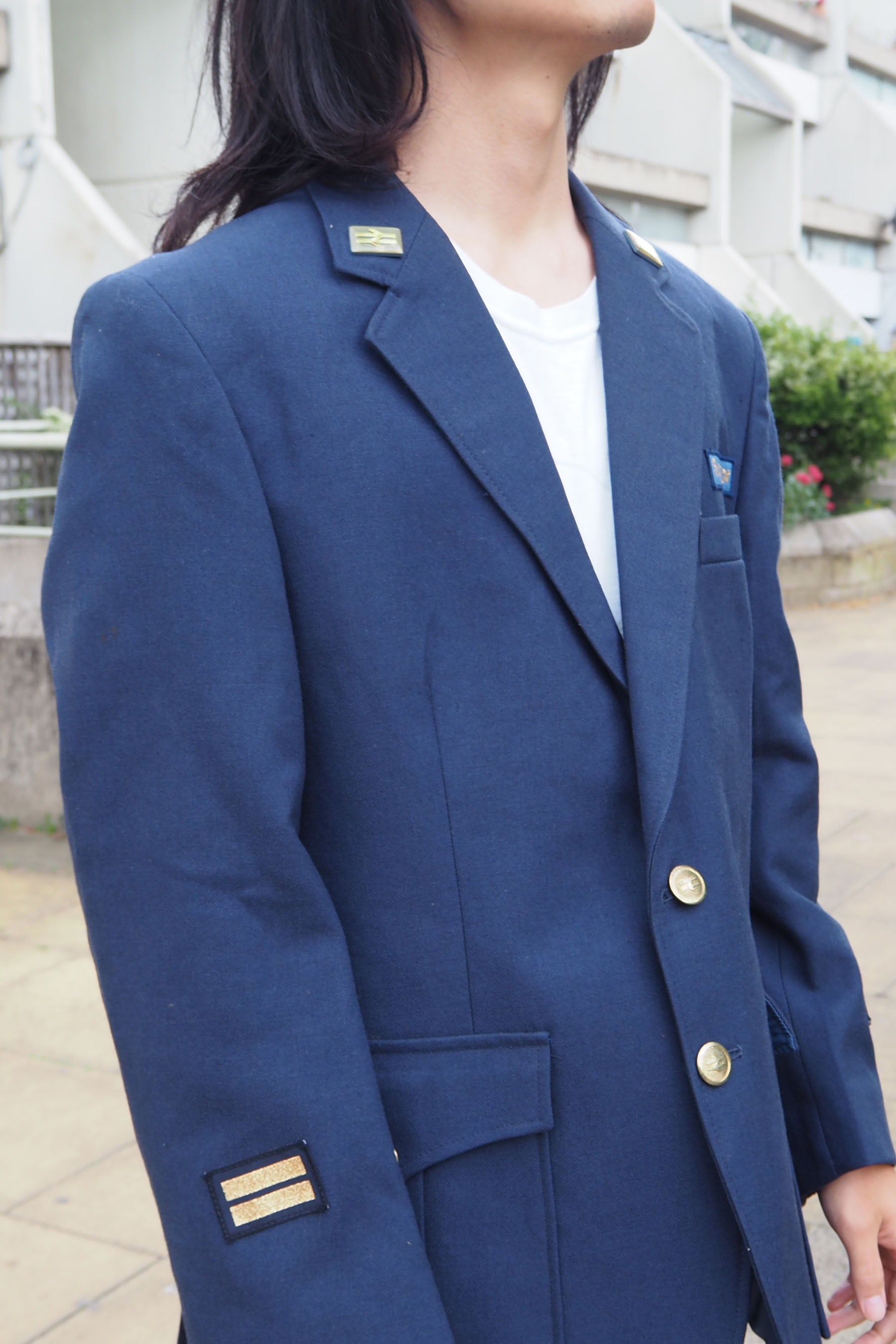 Vintage British Rail Supervisor Jacket Navy