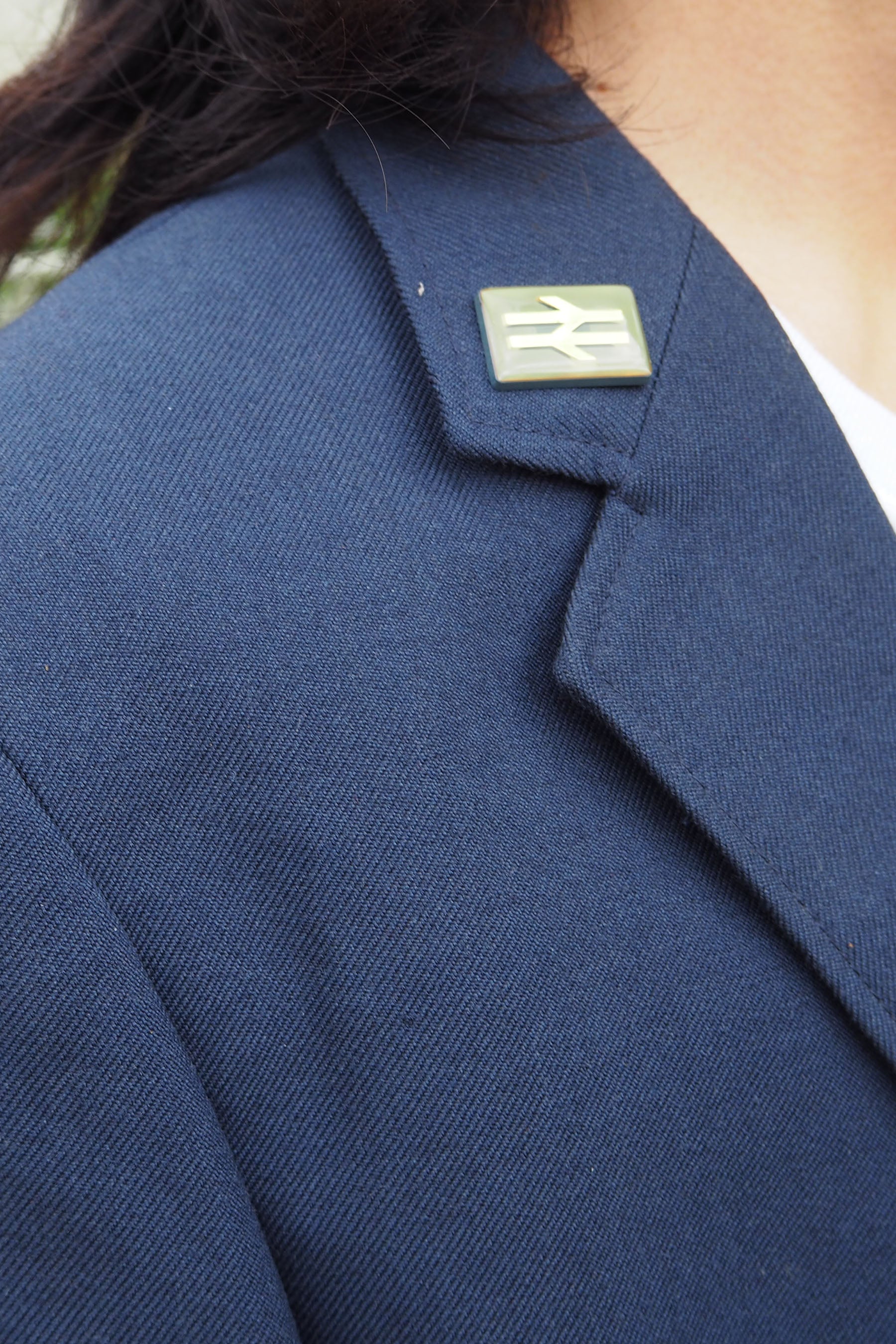 Vintage British Rail Supervisor Jacket Navy