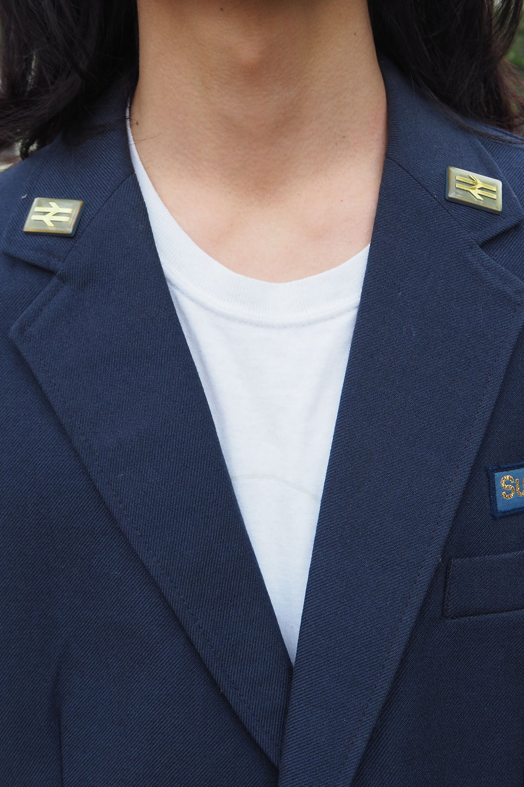 Vintage British Rail Supervisor Jacket Navy
