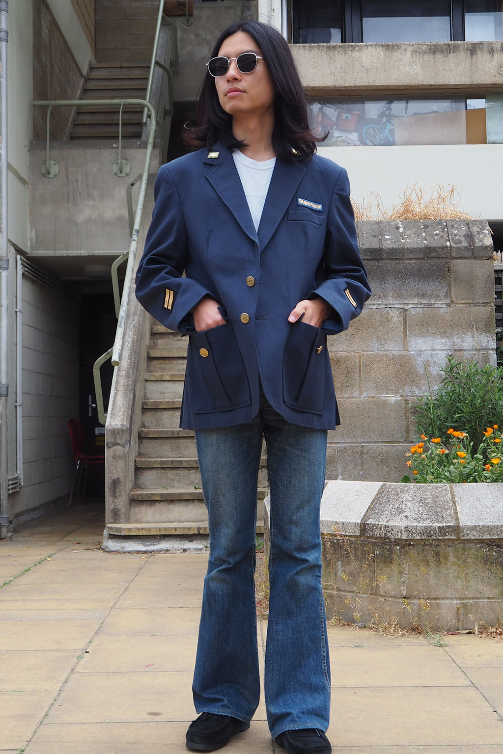Vintage British Rail Supervisor Jacket Navy