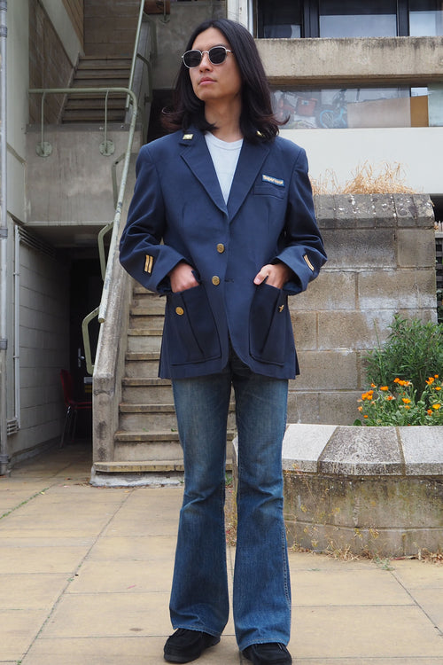 Vintage British Rail Supervisor Jacket Navy