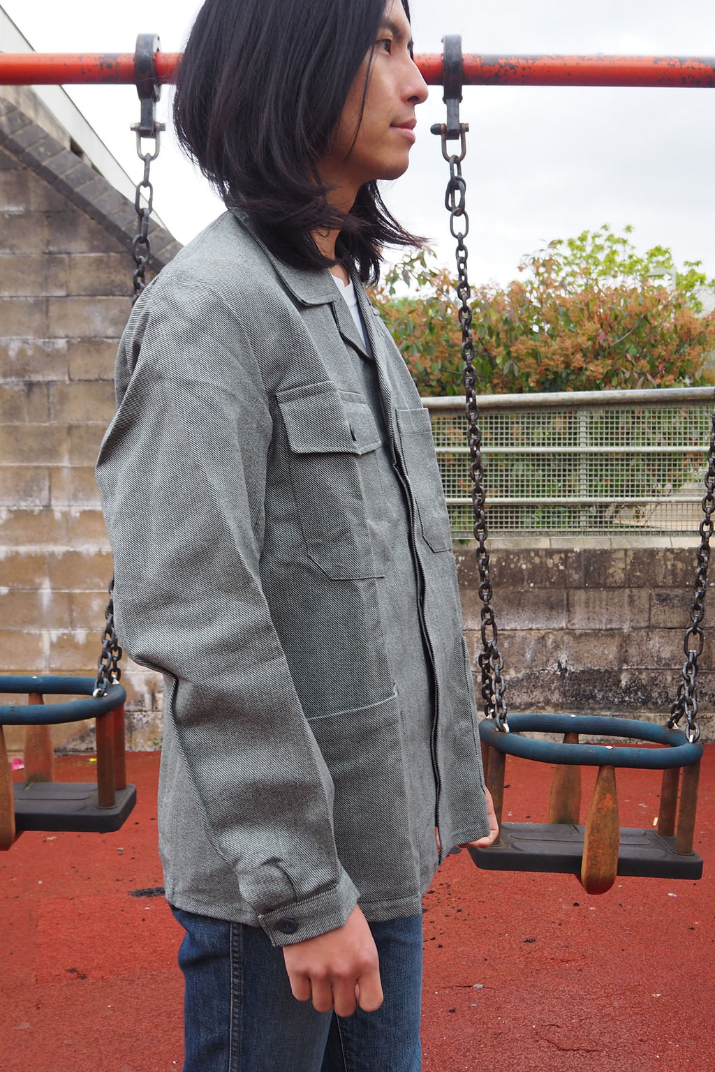 Vintage KUSO Deadstock Jacket Gray