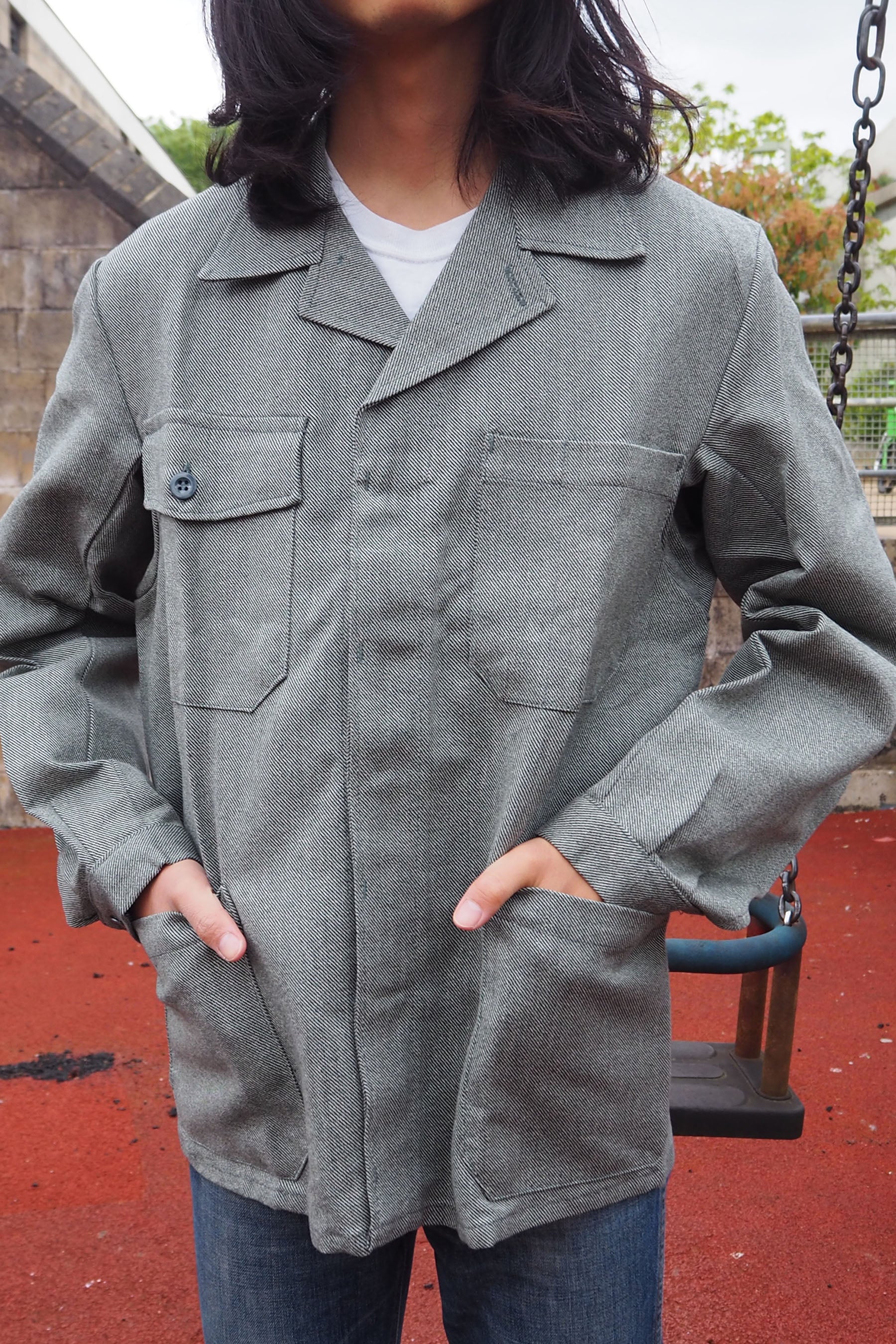Vintage KUSO Deadstock Jacket Gray