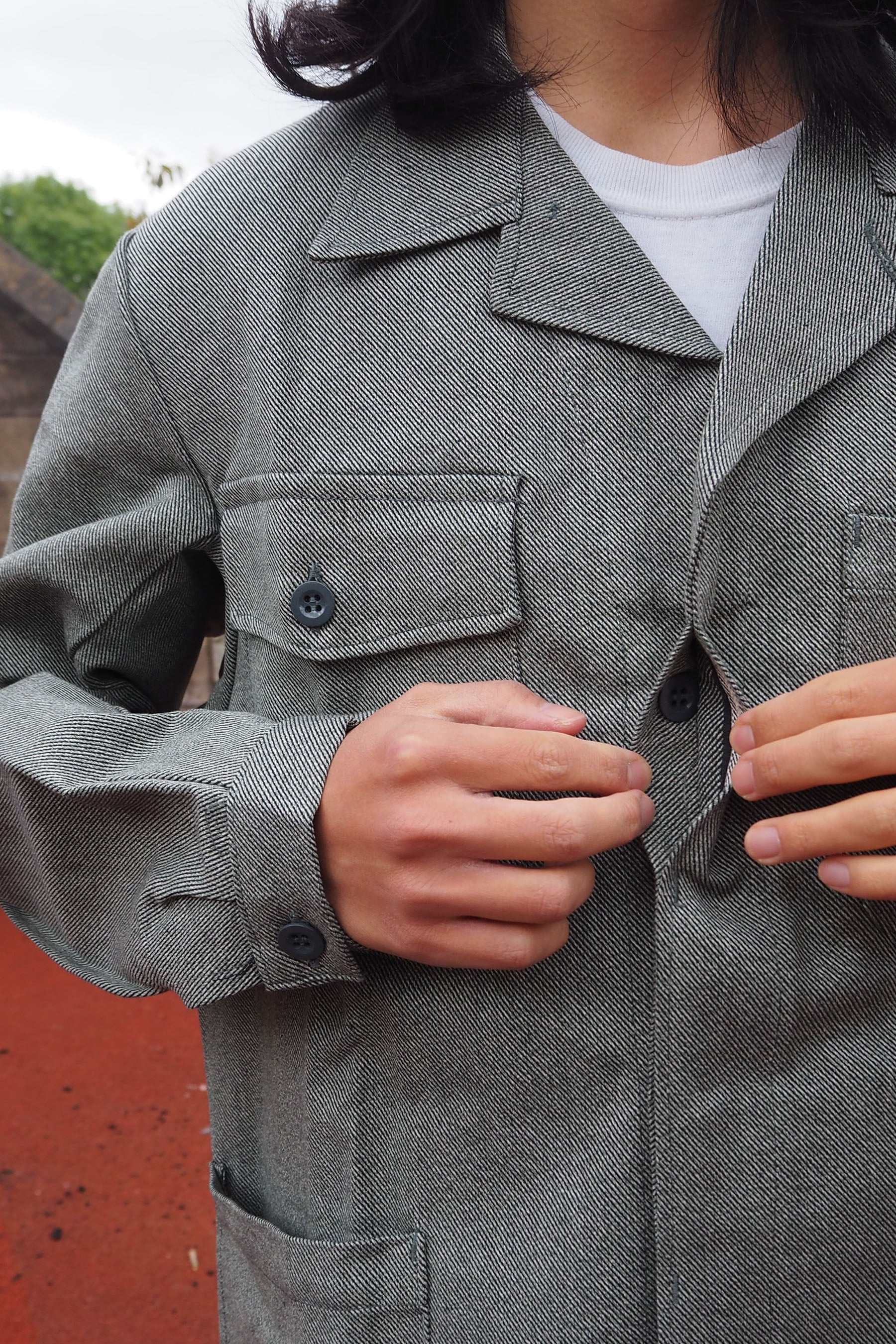 Vintage KUSO Deadstock Jacket Gray