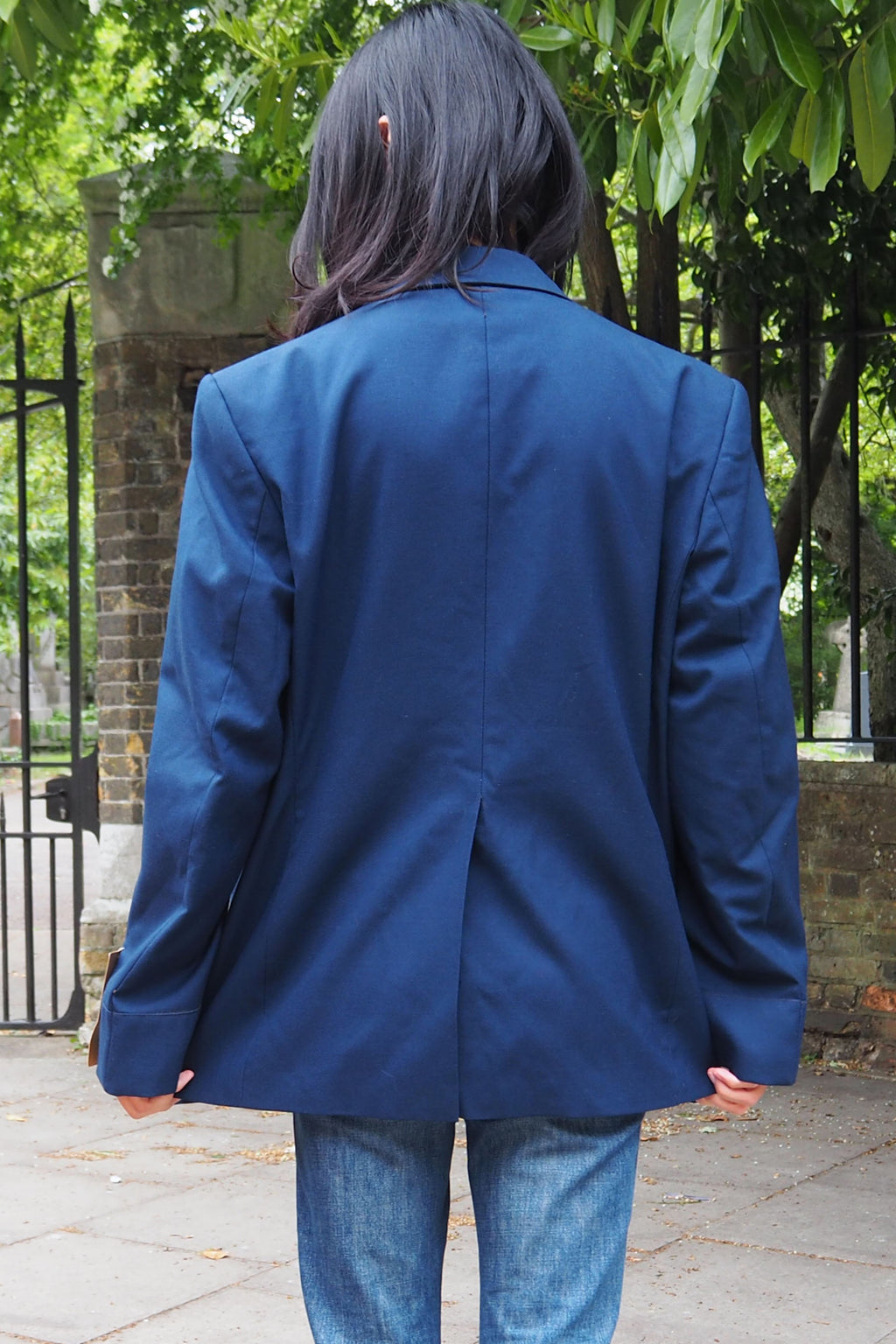 Vintage Bulgarian Military Jacket Navy