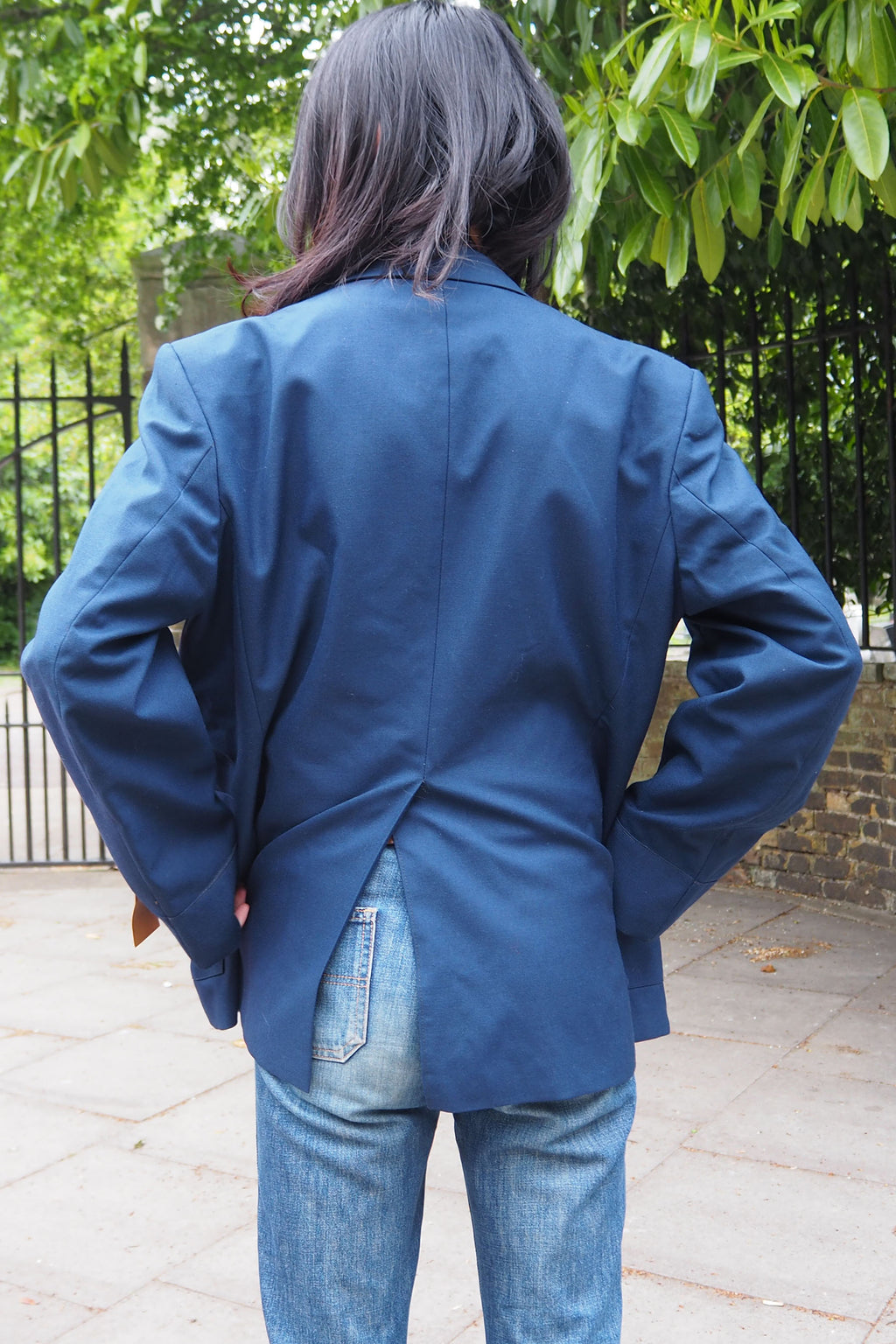 Vintage Bulgarian Military Jacket Navy