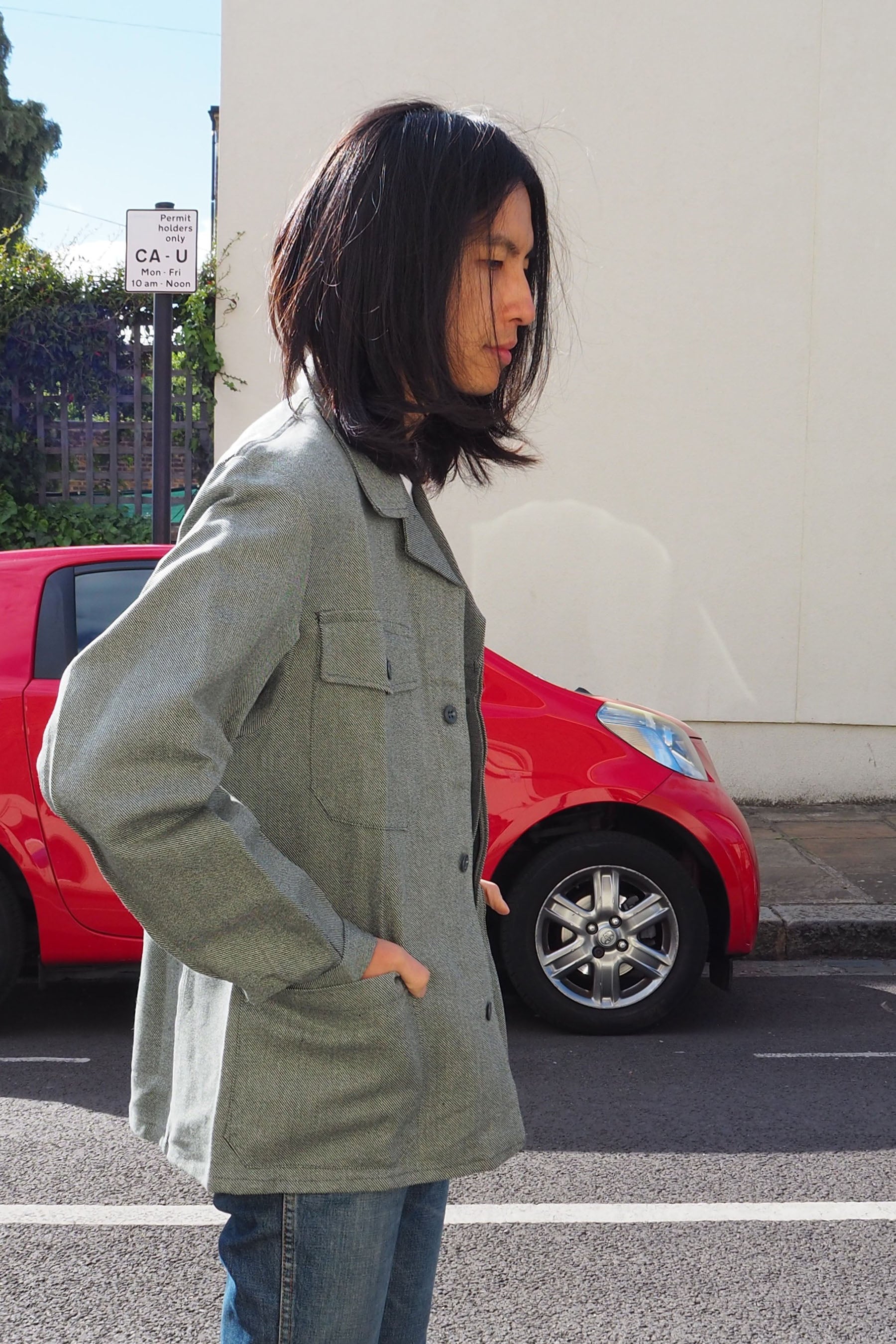 Vintage KUSO Deadstock Jacket Gray