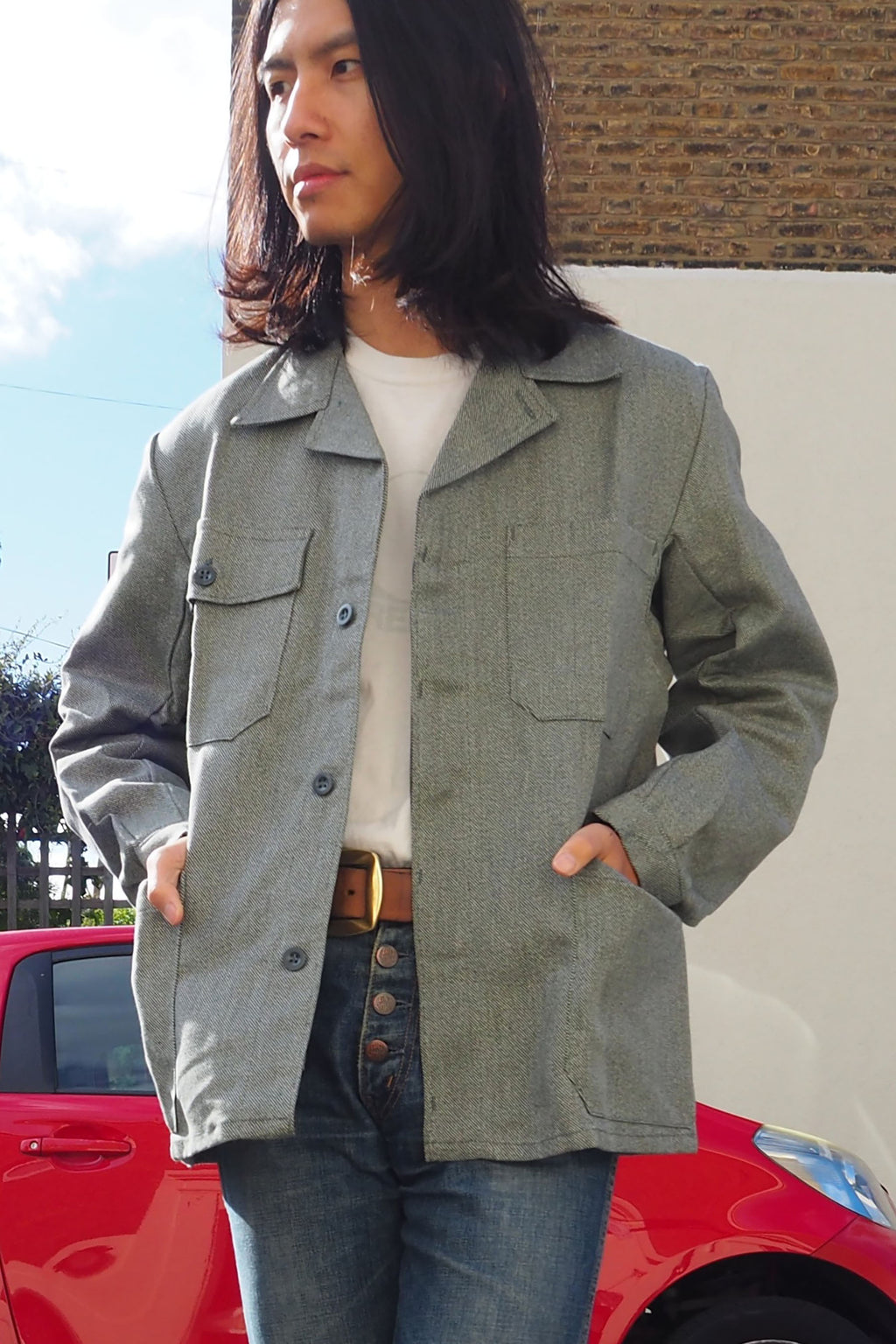 Vintage KUSO Deadstock Jacket Gray