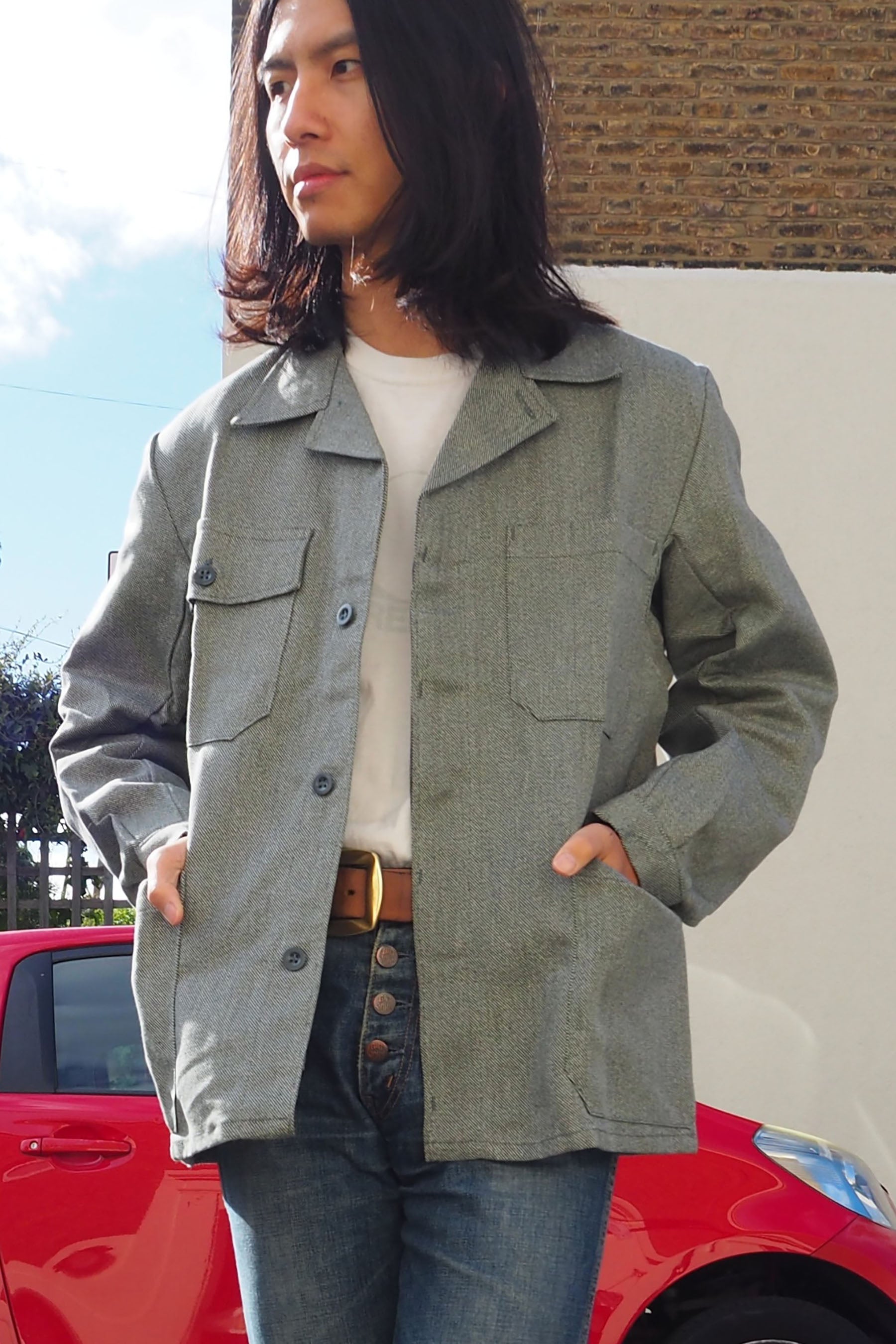 Vintage KUSO Deadstock Jacket Gray