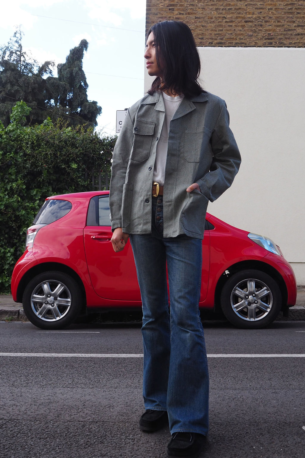 Vintage KUSO Deadstock Jacket Gray