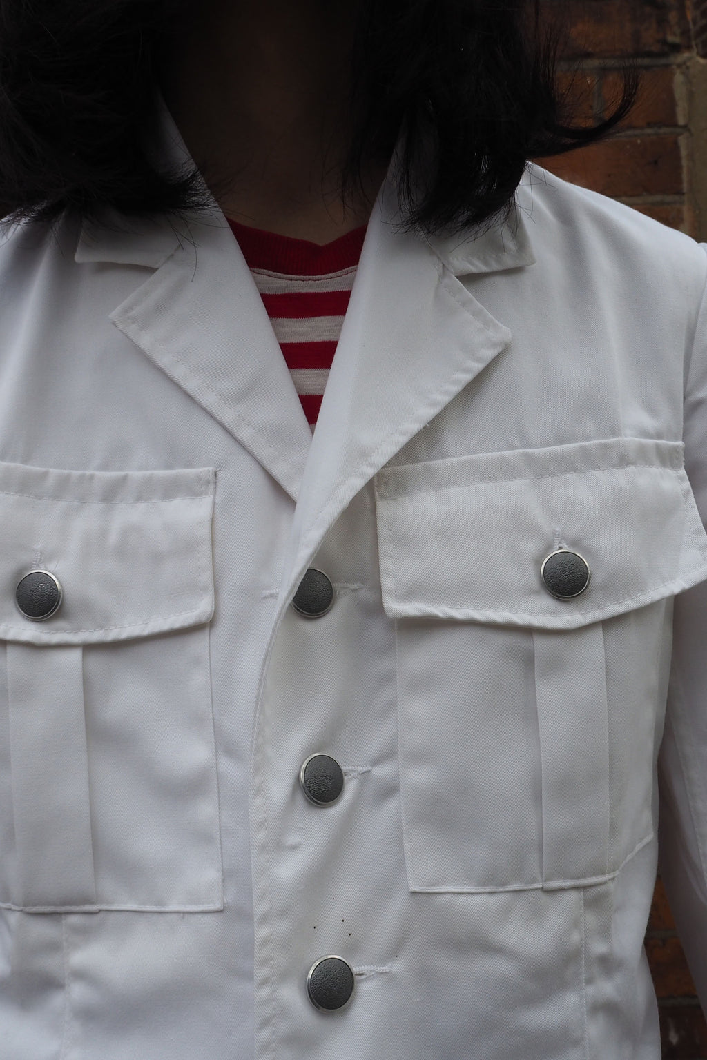 Vintage Austrian Military Dress Jacket White