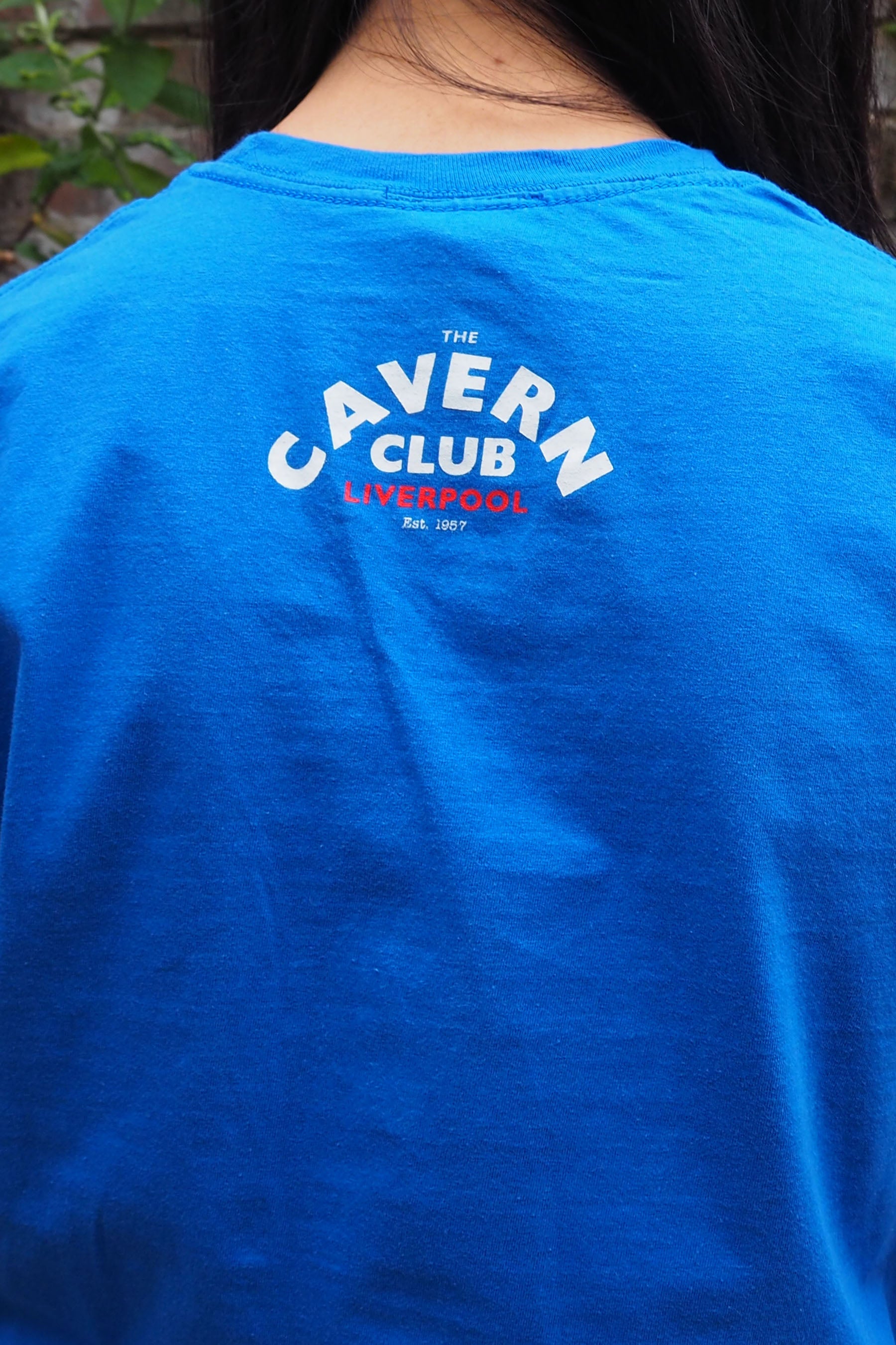 Vintage Cavern Club Beatles T-Shirt Blue