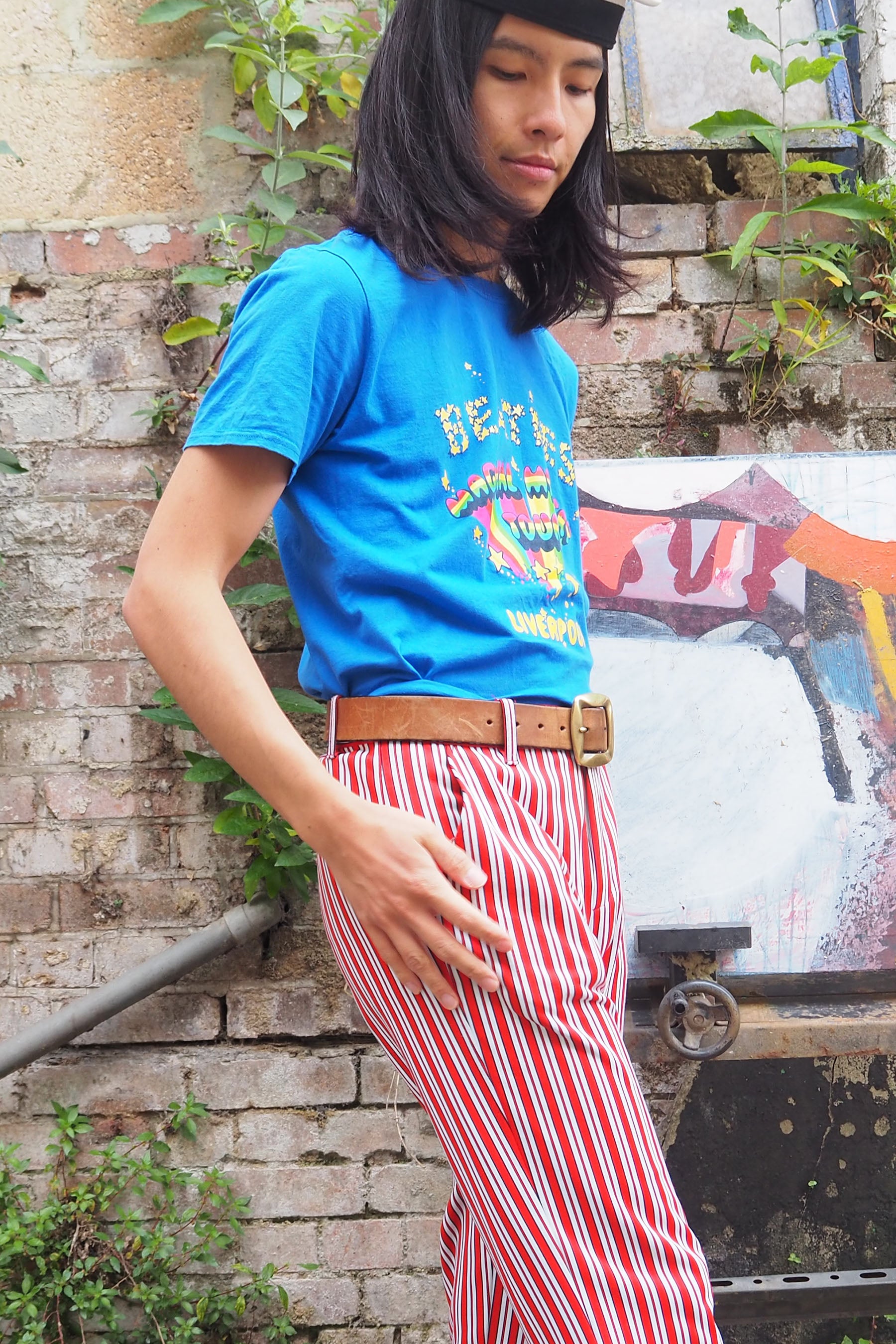 Vintage Cavern Club Beatles T-Shirt Blue