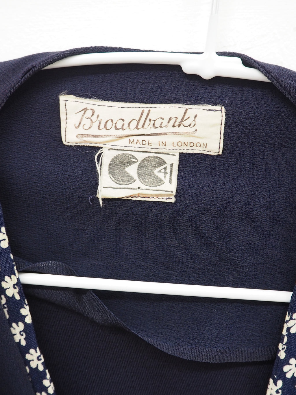 40's CC41 Broad lanks Dress Navy