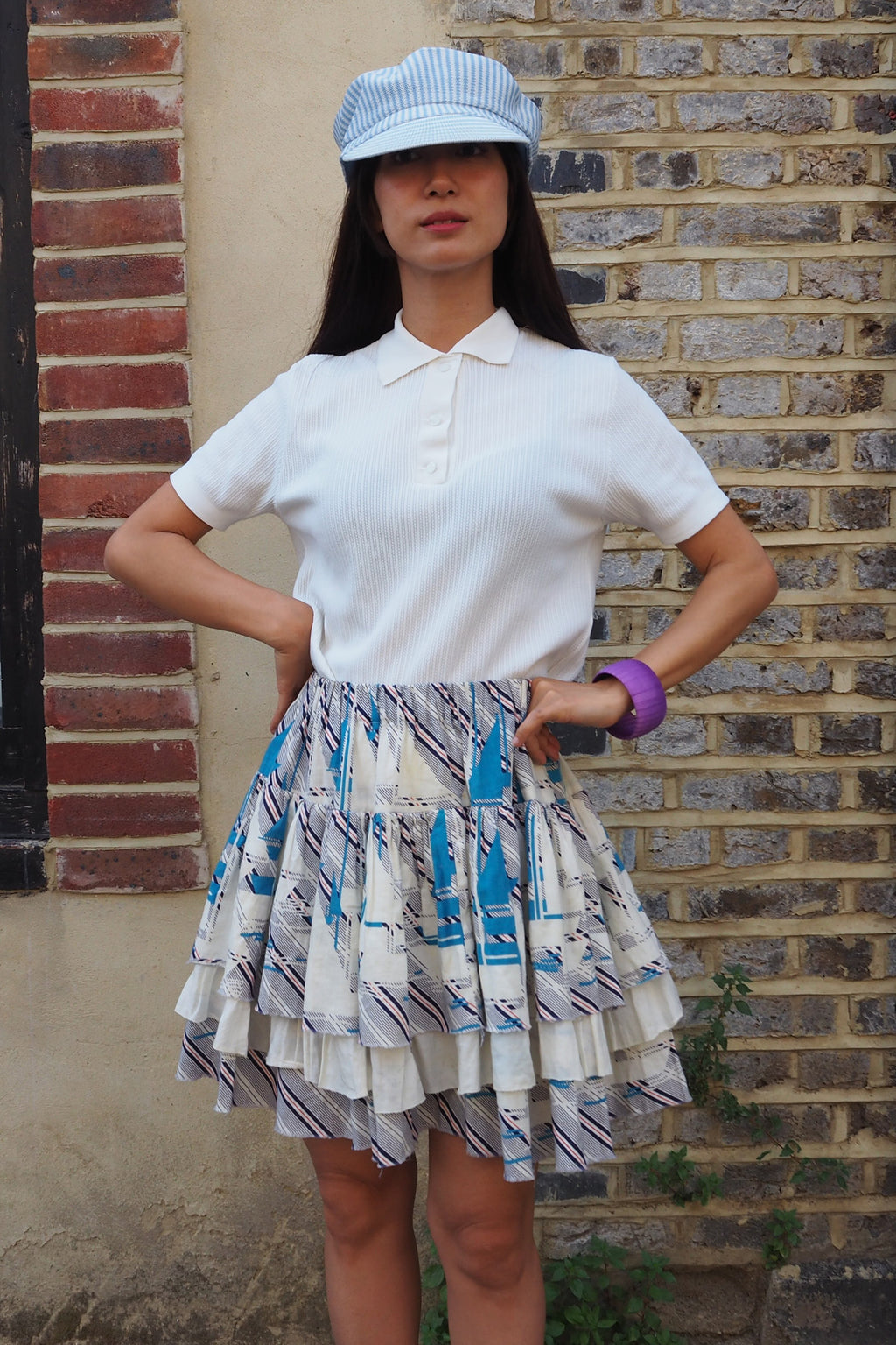 70's Vedonis Polo Knit Ivory