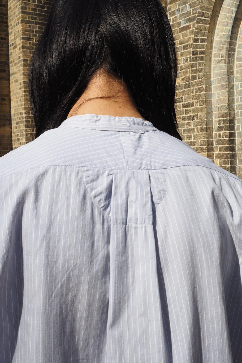 40's CC41 Stand Collar Shirt Light Blue