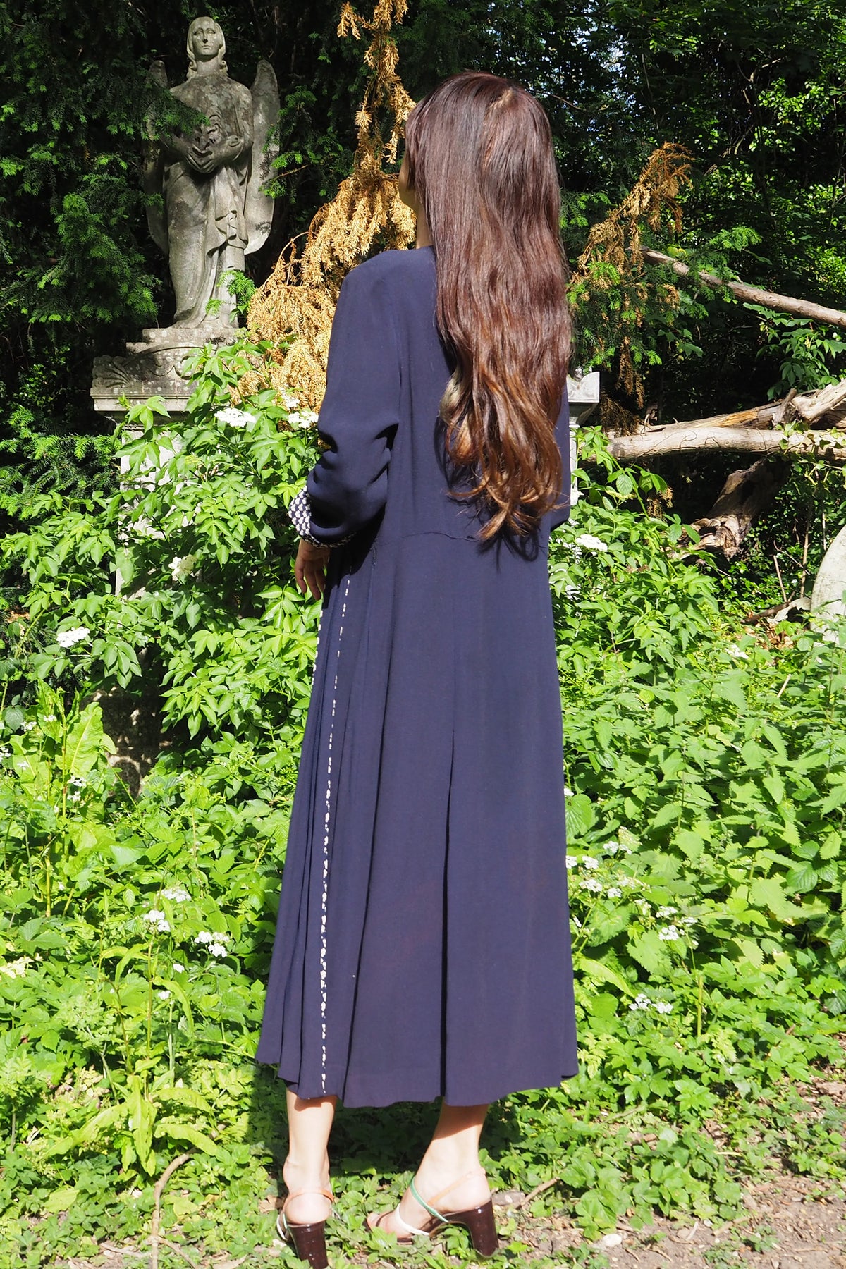 40's CC41 Broad lanks Dress Navy