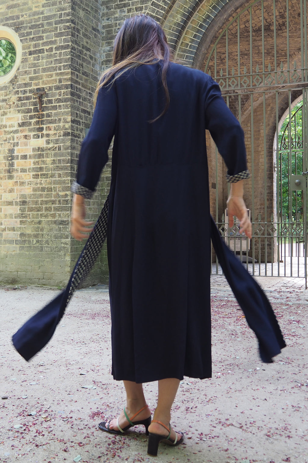 40's CC41 Broad lanks Dress Navy