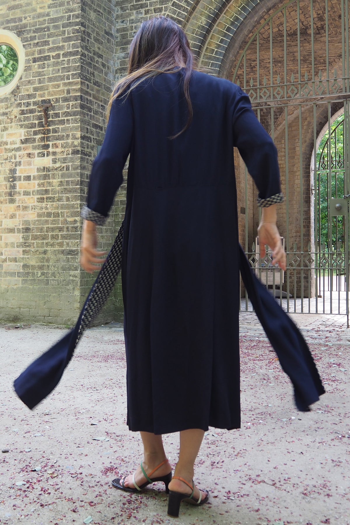 40's CC41 Broad lanks Dress Navy