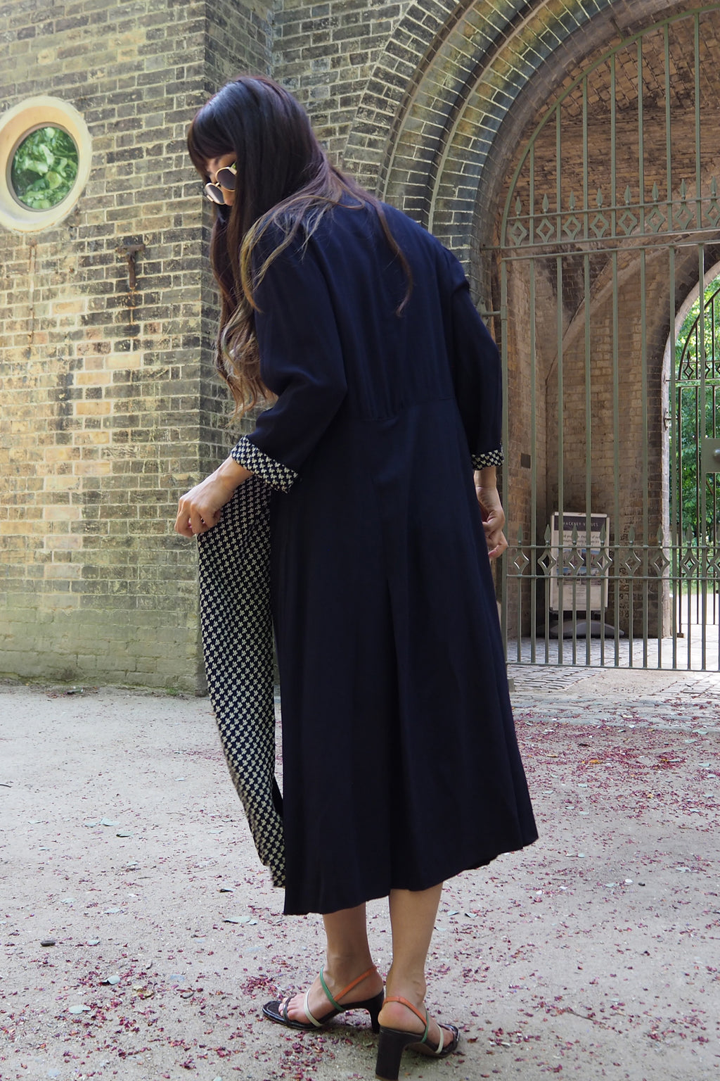 40's CC41 Broad lanks Dress Navy