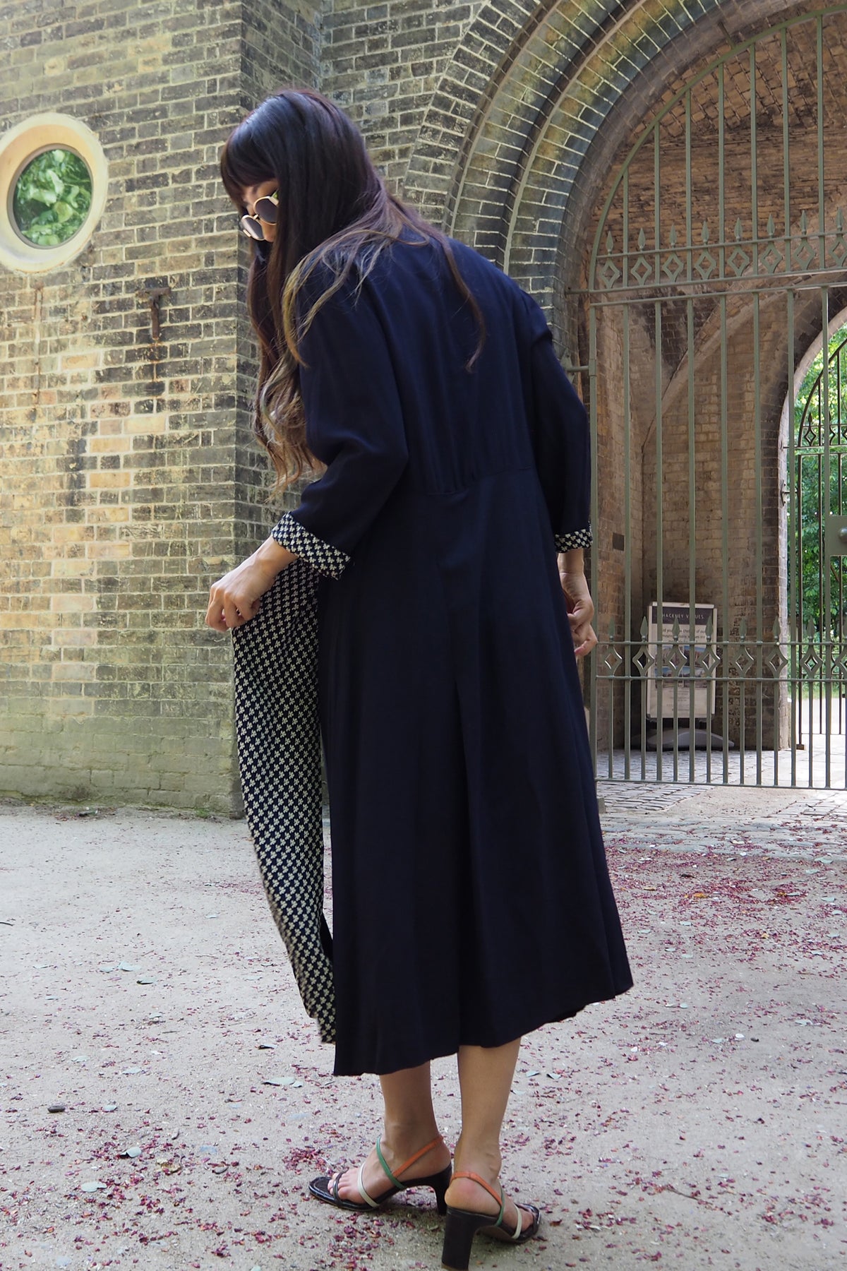 40's CC41 Broad lanks Dress Navy